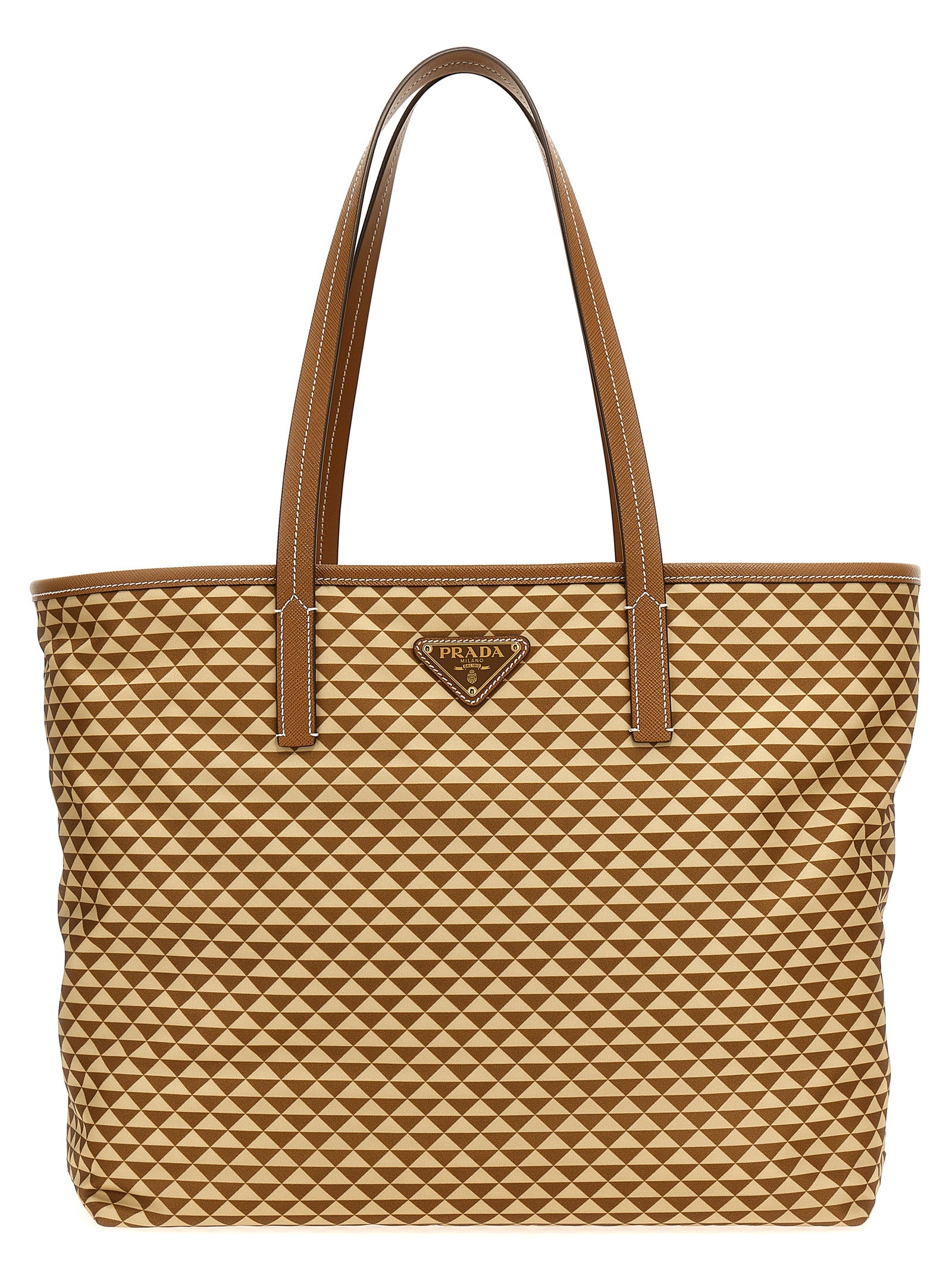 Prada Mehrfarbige Shopper aus Polyamid