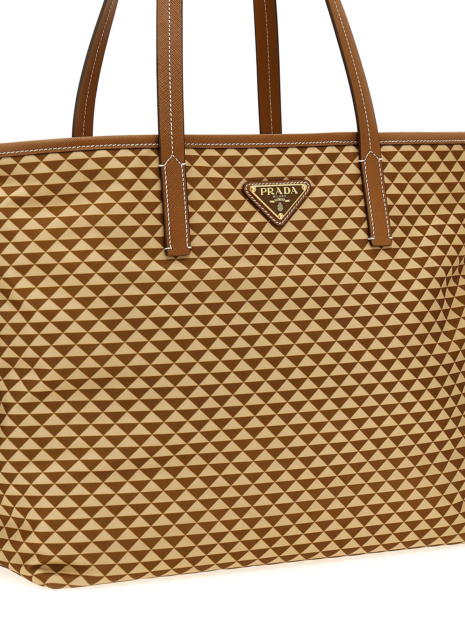 Prada Mehrfarbige Shopper aus Polyamid