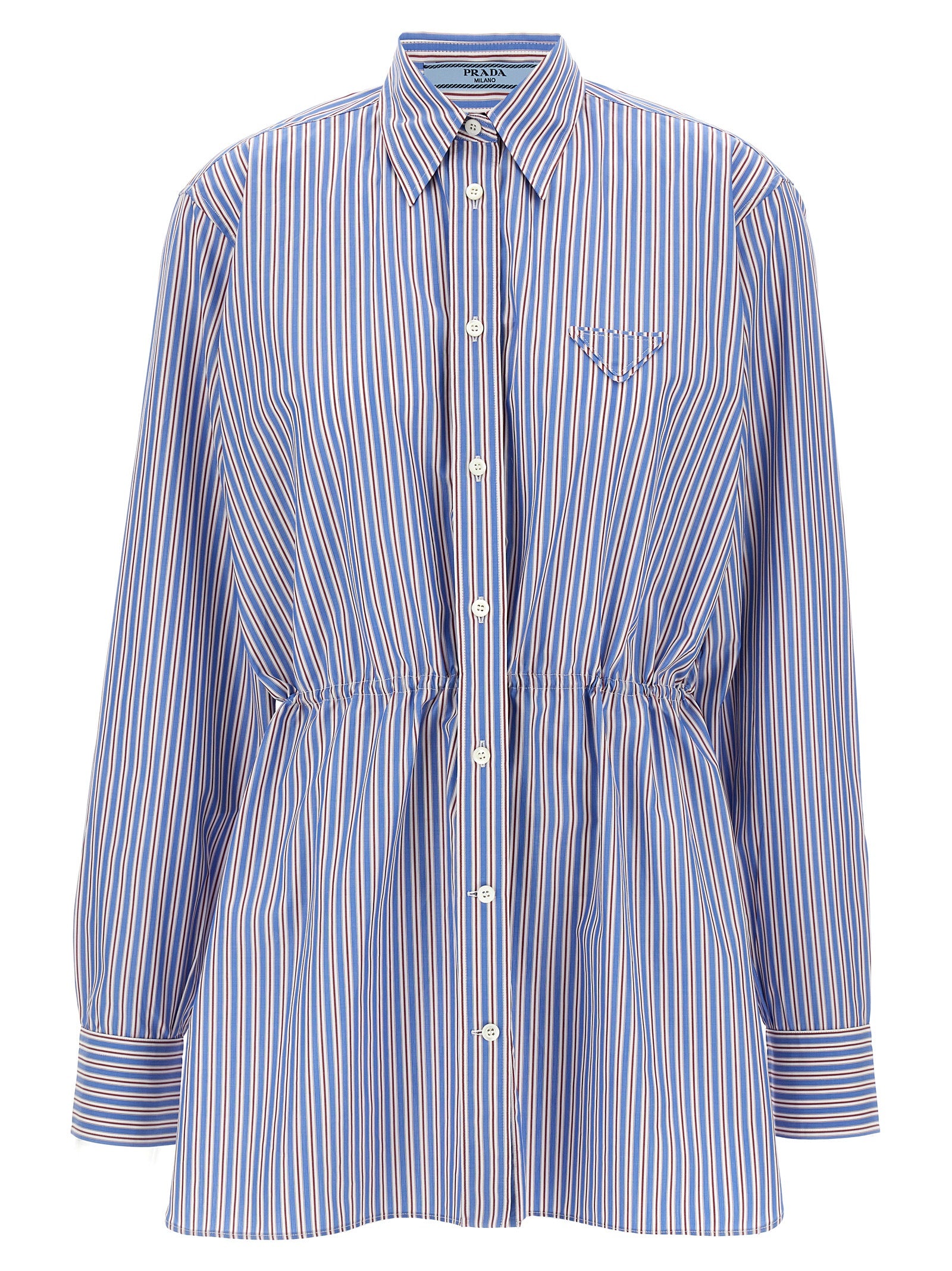 Prada Mehrfarbige Baumwollbluse
