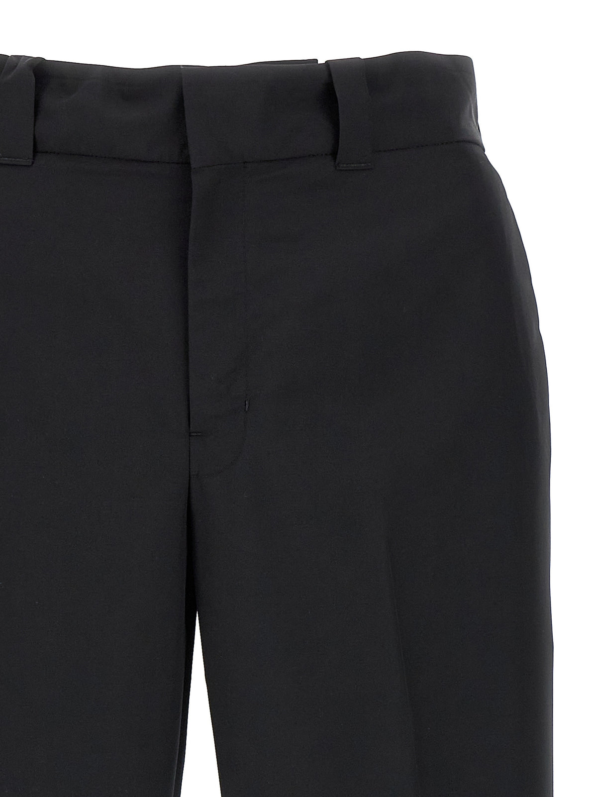 Prada Schwarze Hose aus reiner Schurwolle