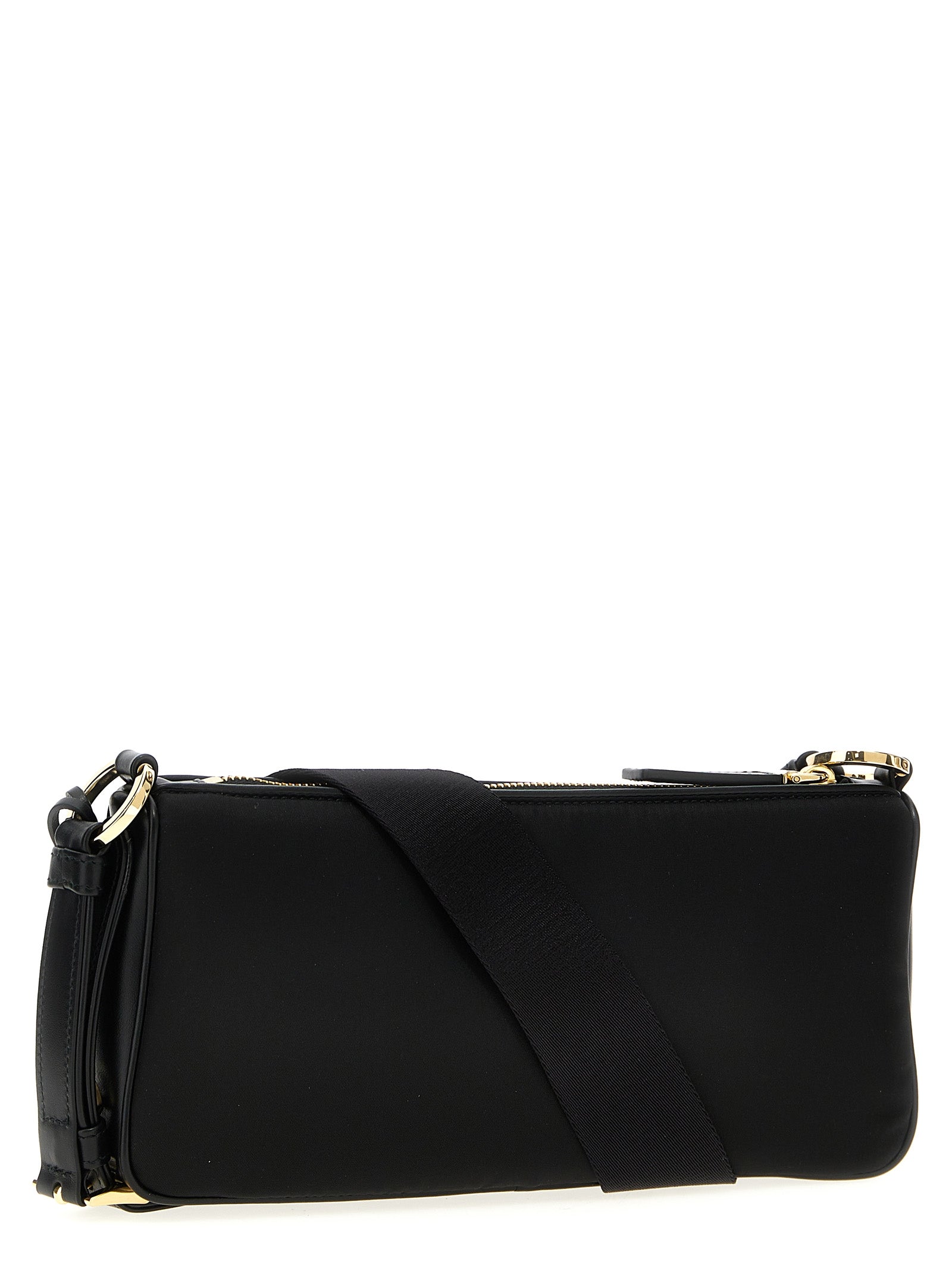 Prada Schwarze Schultertasche aus Polyamid