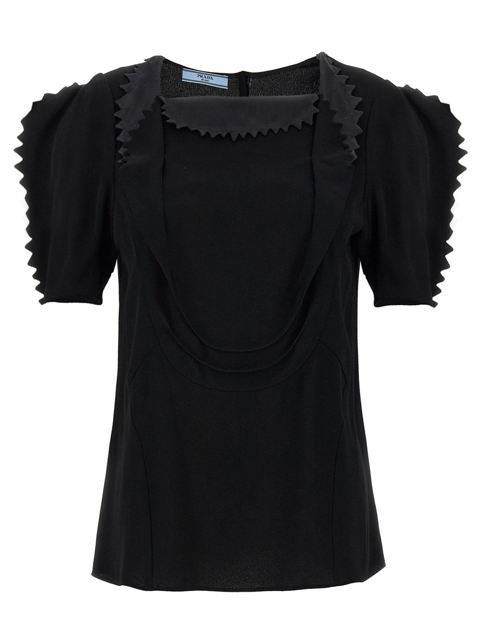 Prada Schwarze Tanktops aus Viskose