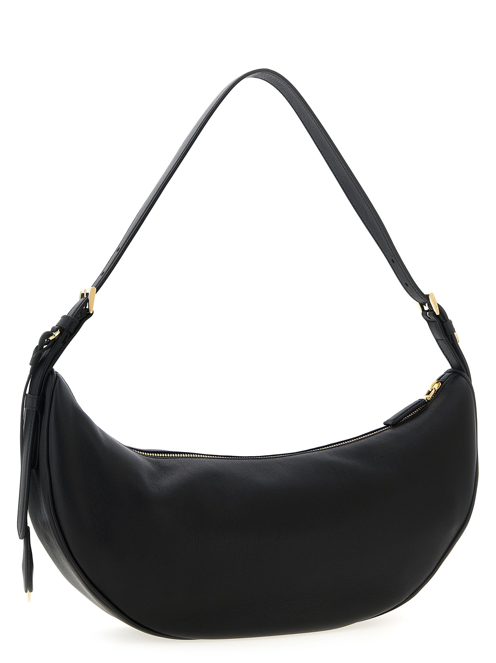 Prada Schwarze Kalbsleder-Schultertasche