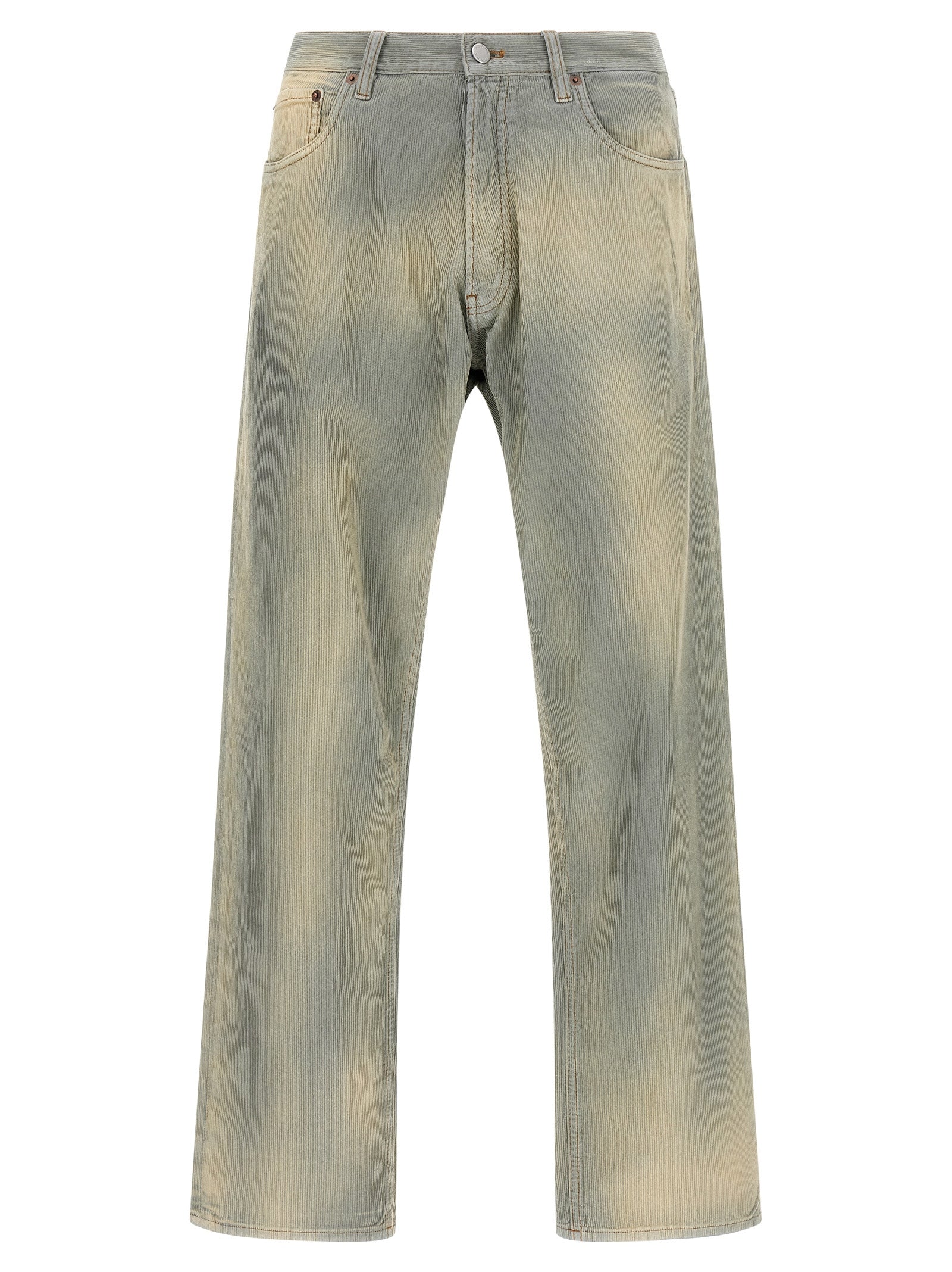 Prada Blaue Baumwoll-Freizeithose
