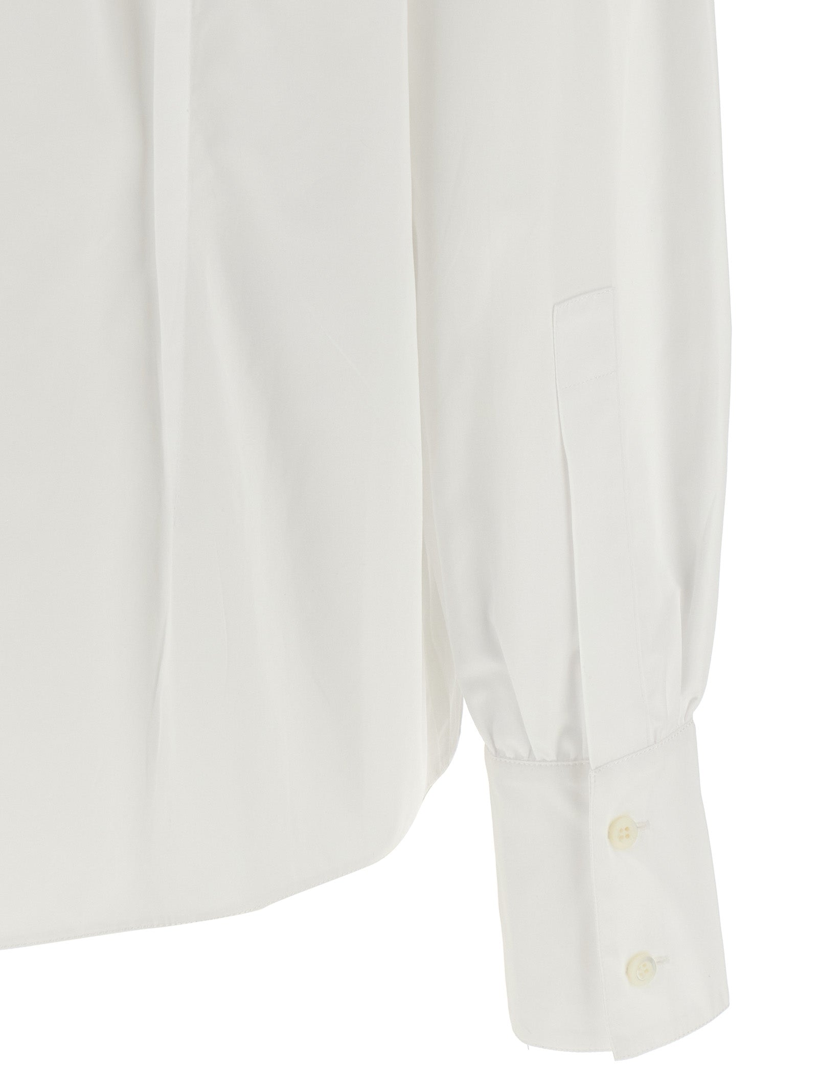 Prada Weiße Baumwollbluse