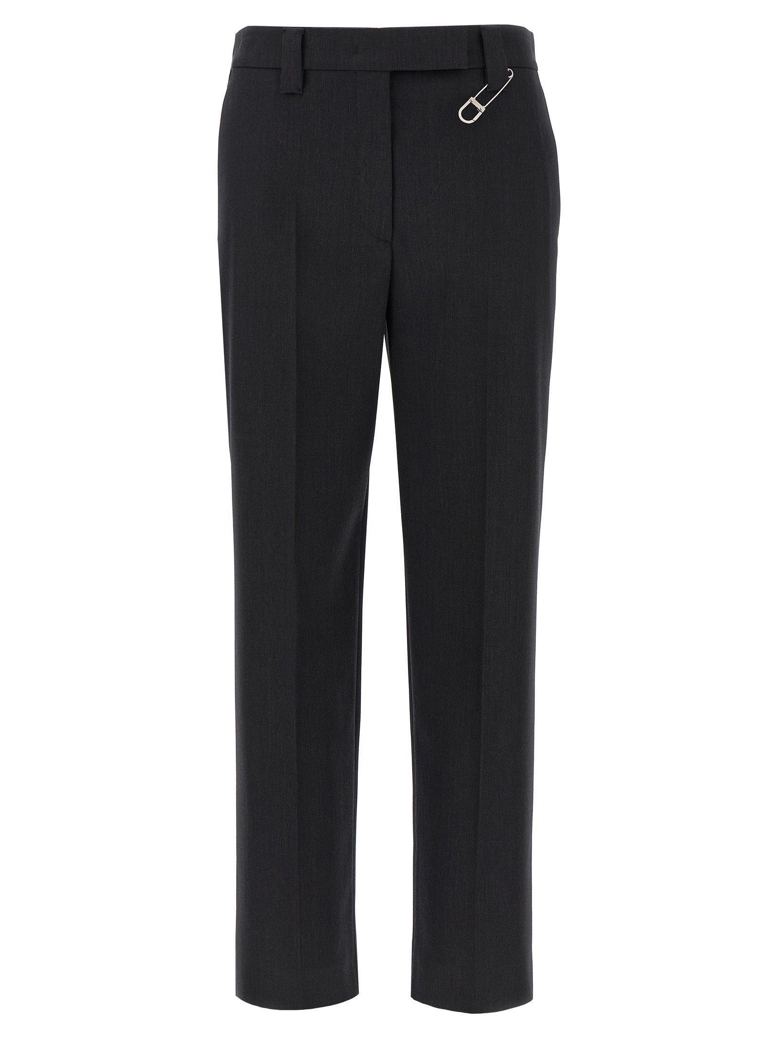 Prada Graue Hose aus reiner Schurwolle