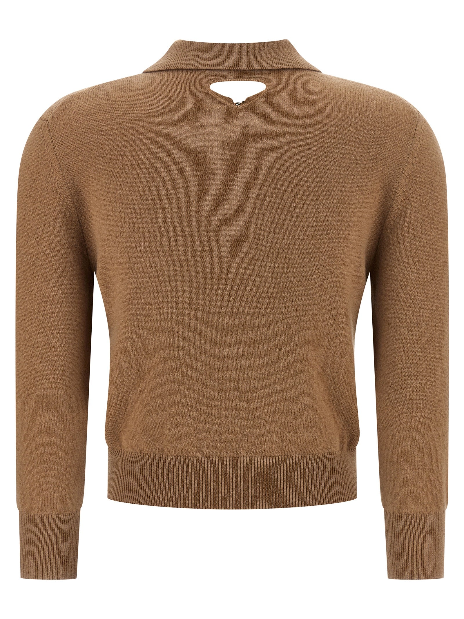 Prada Beige Kaschmir-Poloshirt