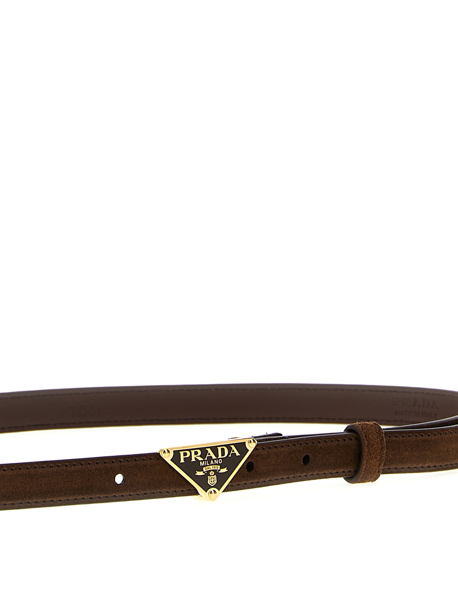 Prada Brauner Kalbsleder Gürtel Regular