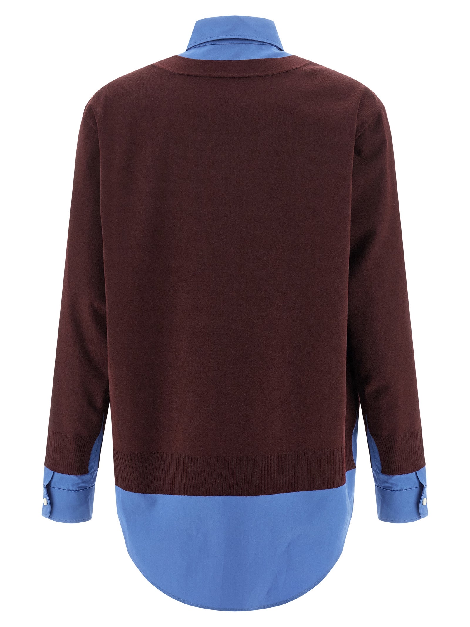 Miu Miu Mehrfarbige Bluse aus reiner Schurwolle