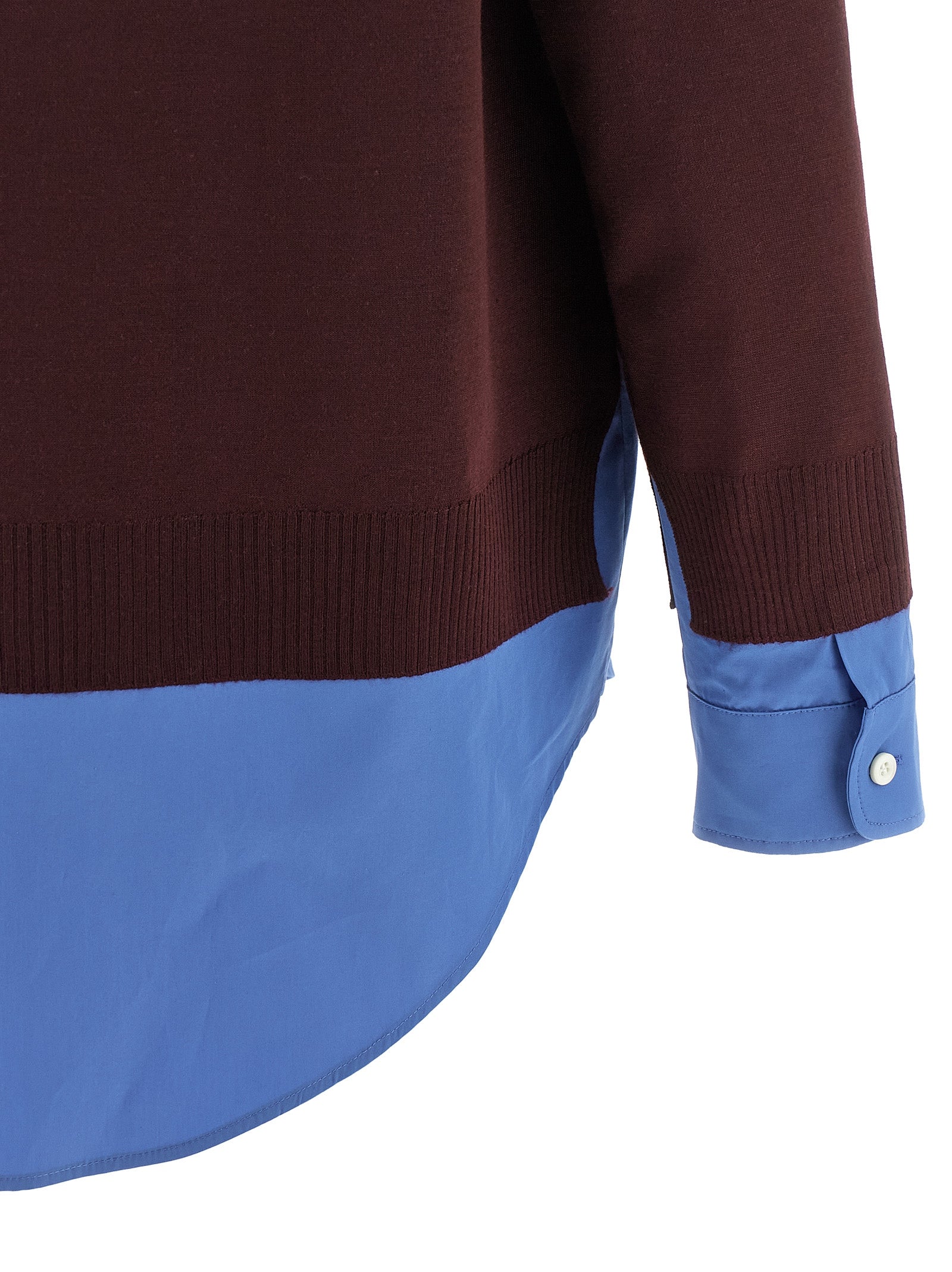 Miu Miu Mehrfarbige Bluse aus reiner Schurwolle