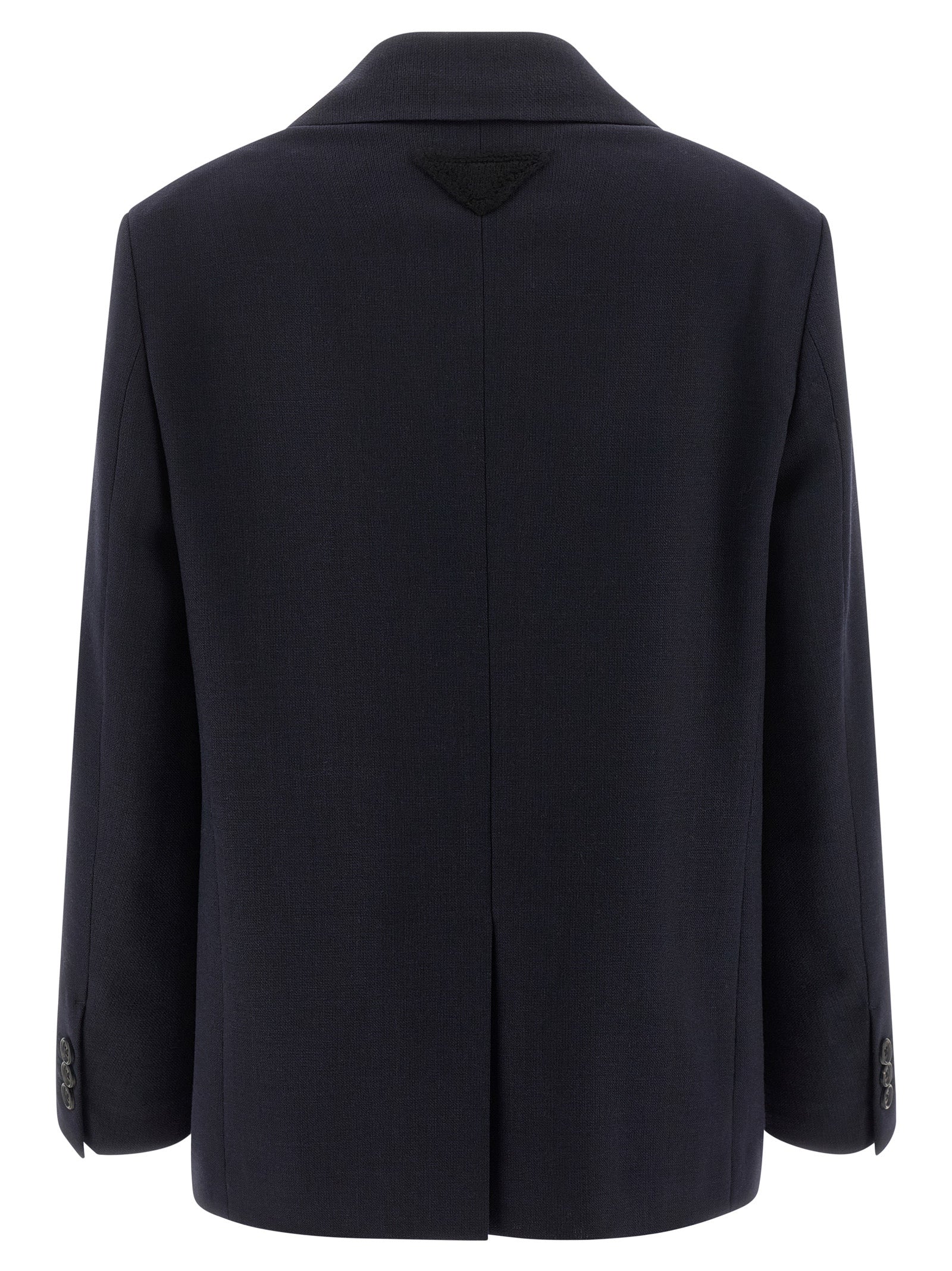 Prada Blaues Sakko aus reiner Schurwolle