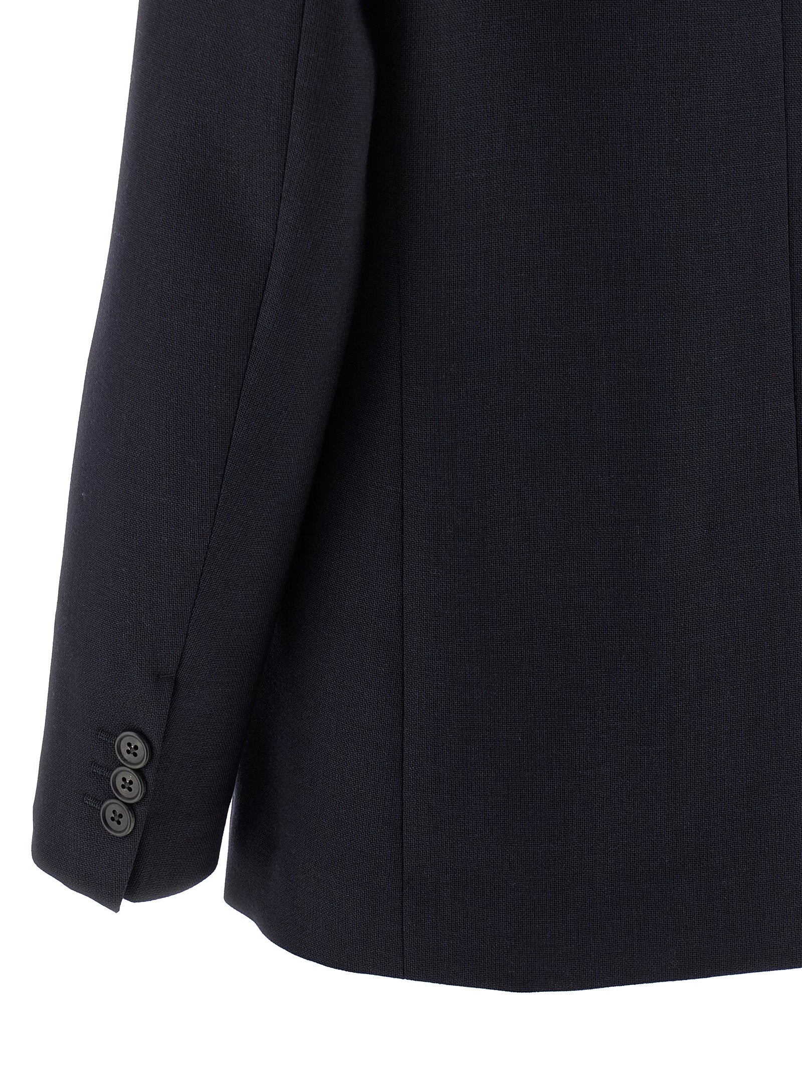 Prada Blaues Sakko aus reiner Schurwolle