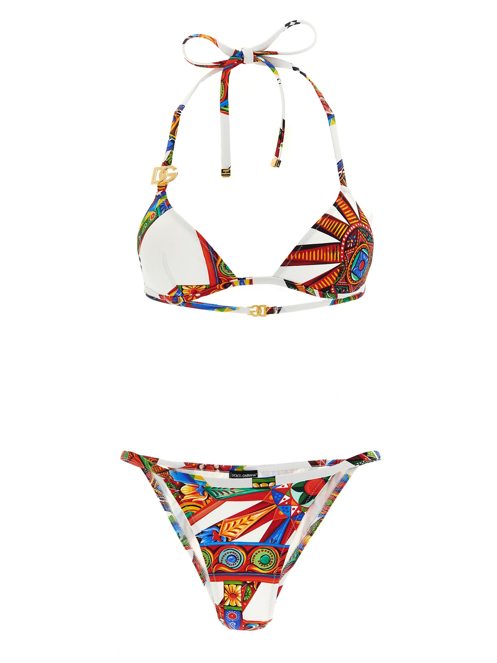 Dolce & Gabbana Mehrfarbiger Bikini aus Polyamid