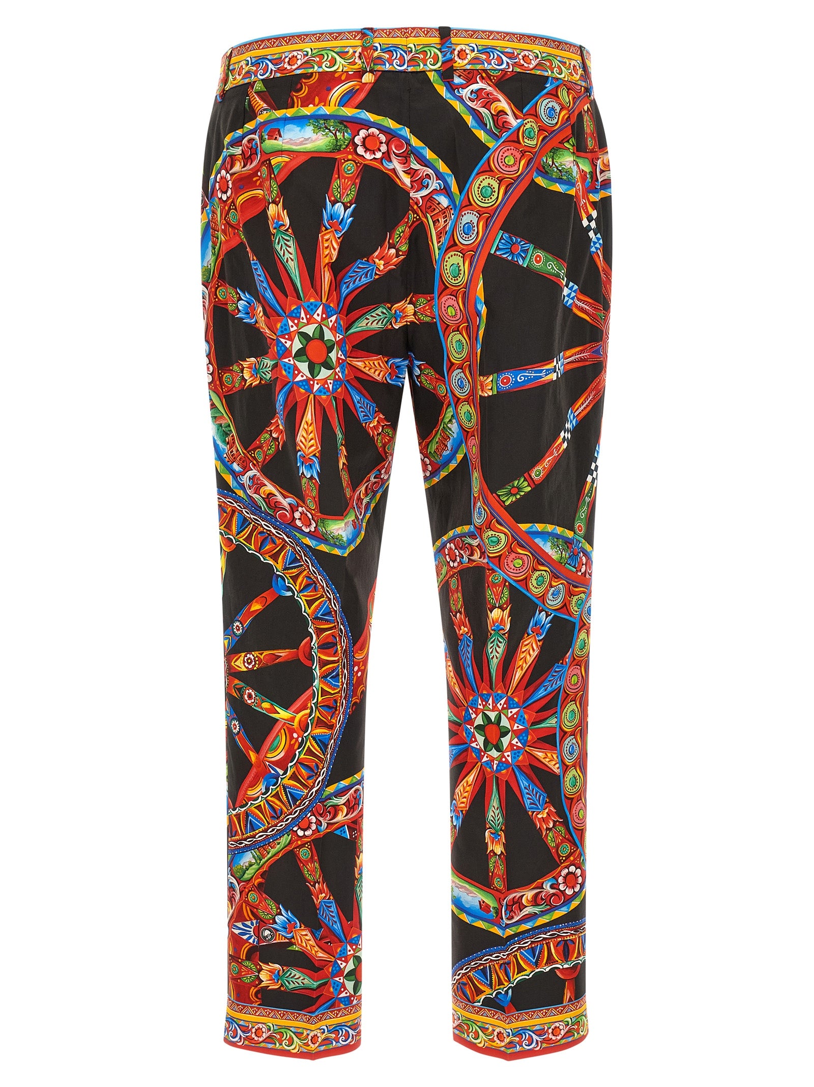 Dolce & Gabbana Mehrfarbige Baumwoll-Freizeithose