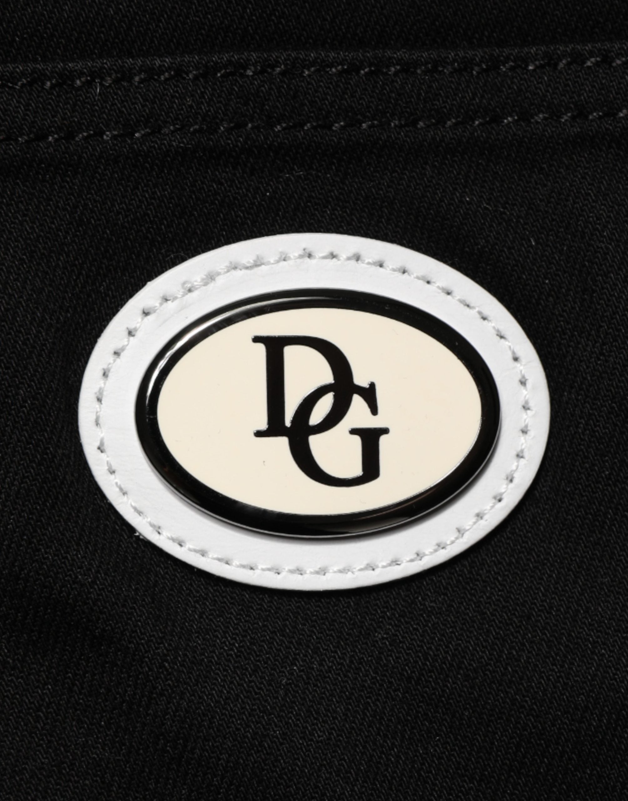 Dolce & Gabbana Schwarze Skinny-Jeans aus Baumwoll-Stretch