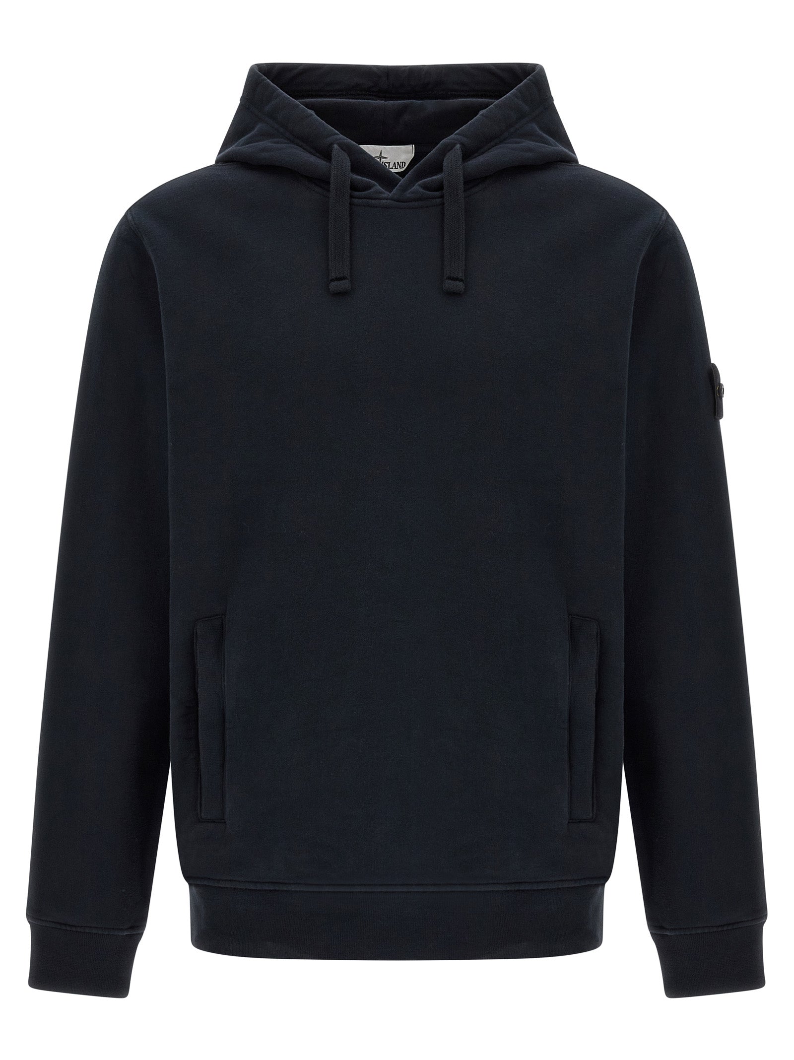 Stone Island Blauer Baumwoll-Sweatshirt