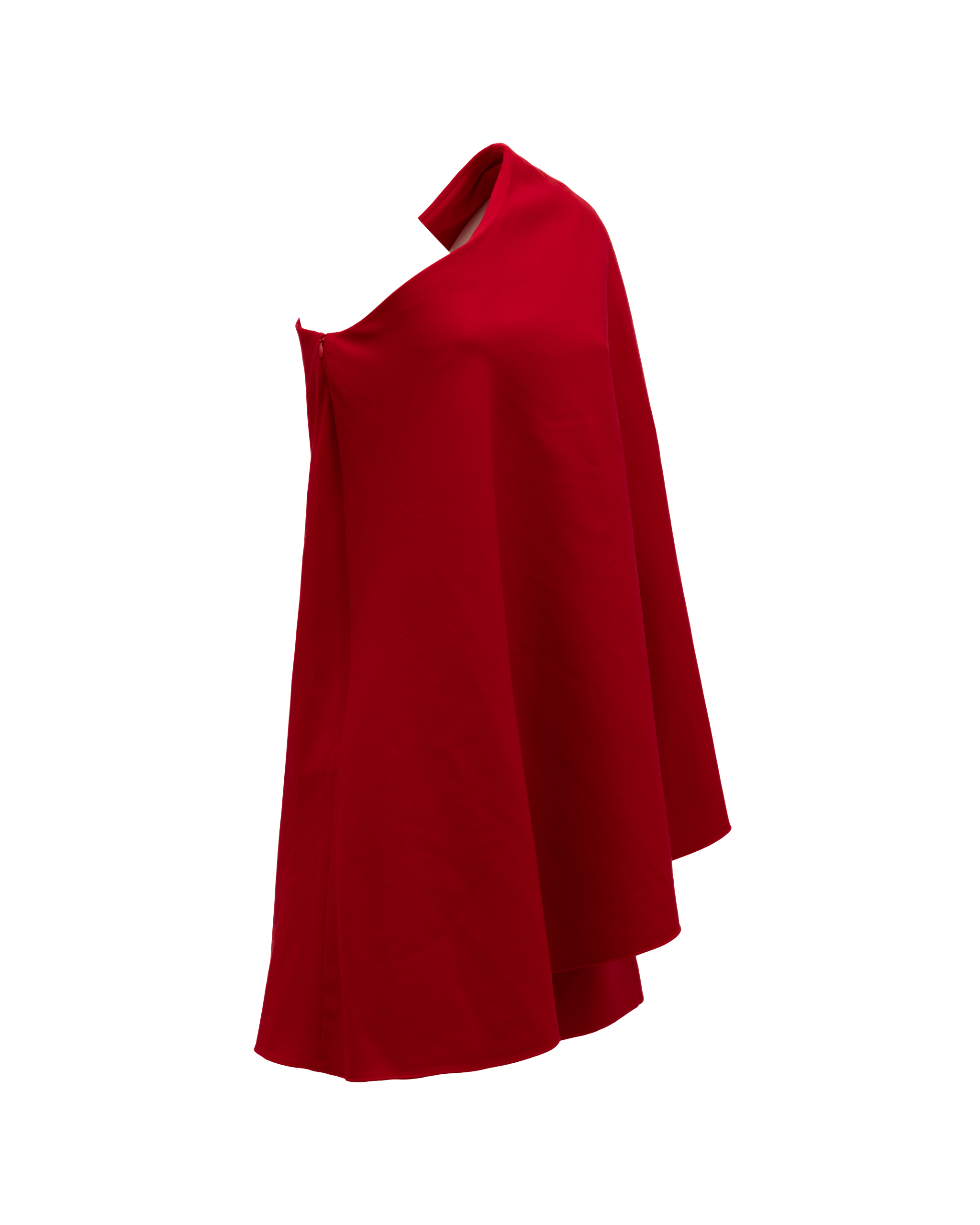 Valentino Garavani Rotes kurzes Cocktailkleid