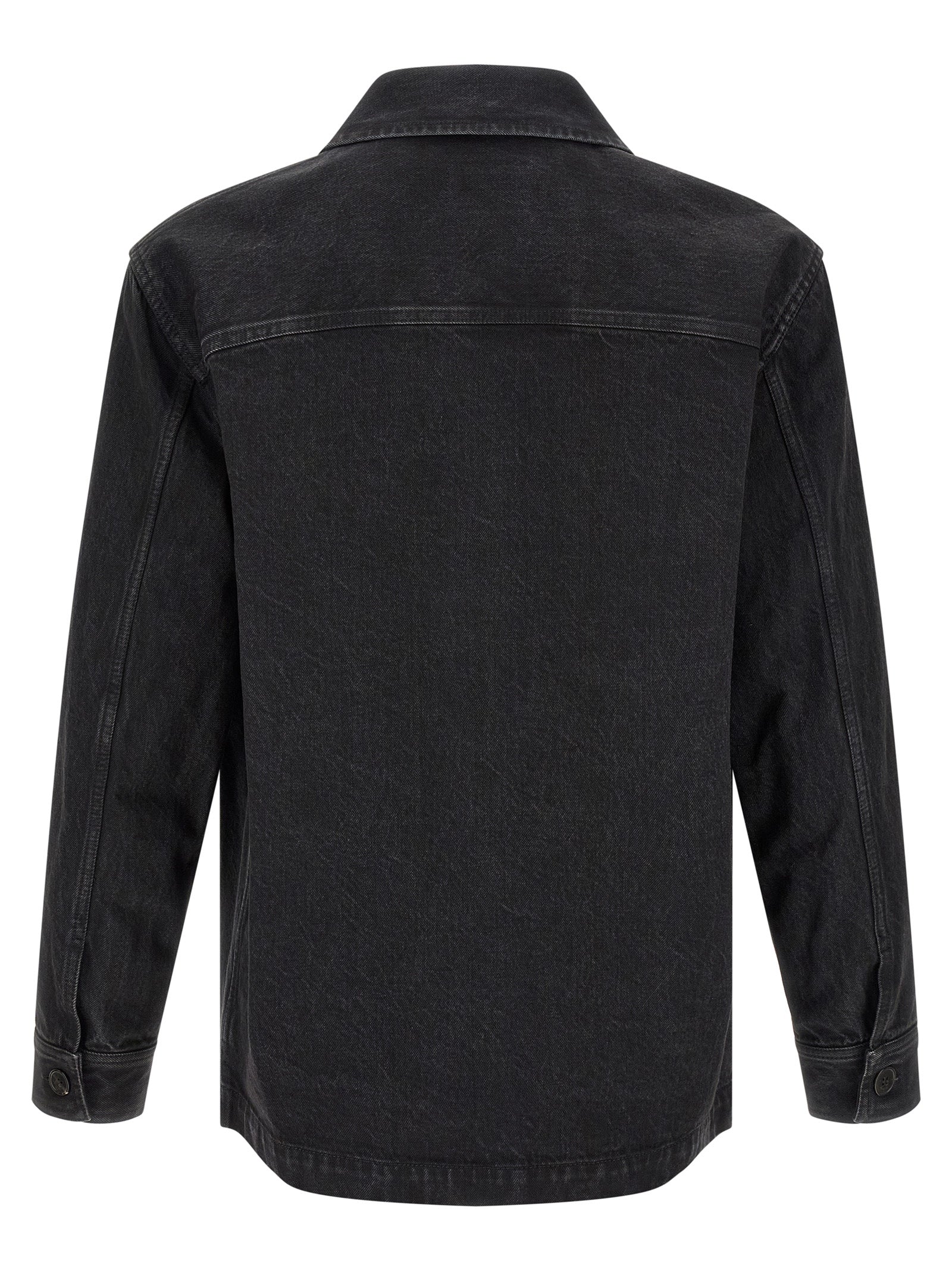 Saint Laurent Schwarze Baumwollbluse