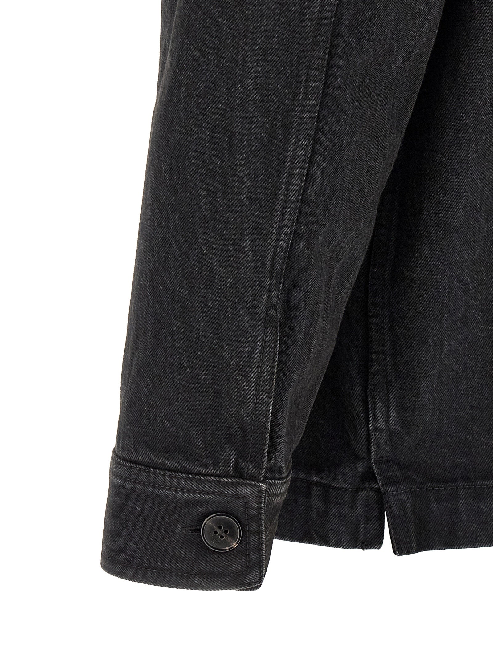 Saint Laurent Schwarze Baumwollbluse