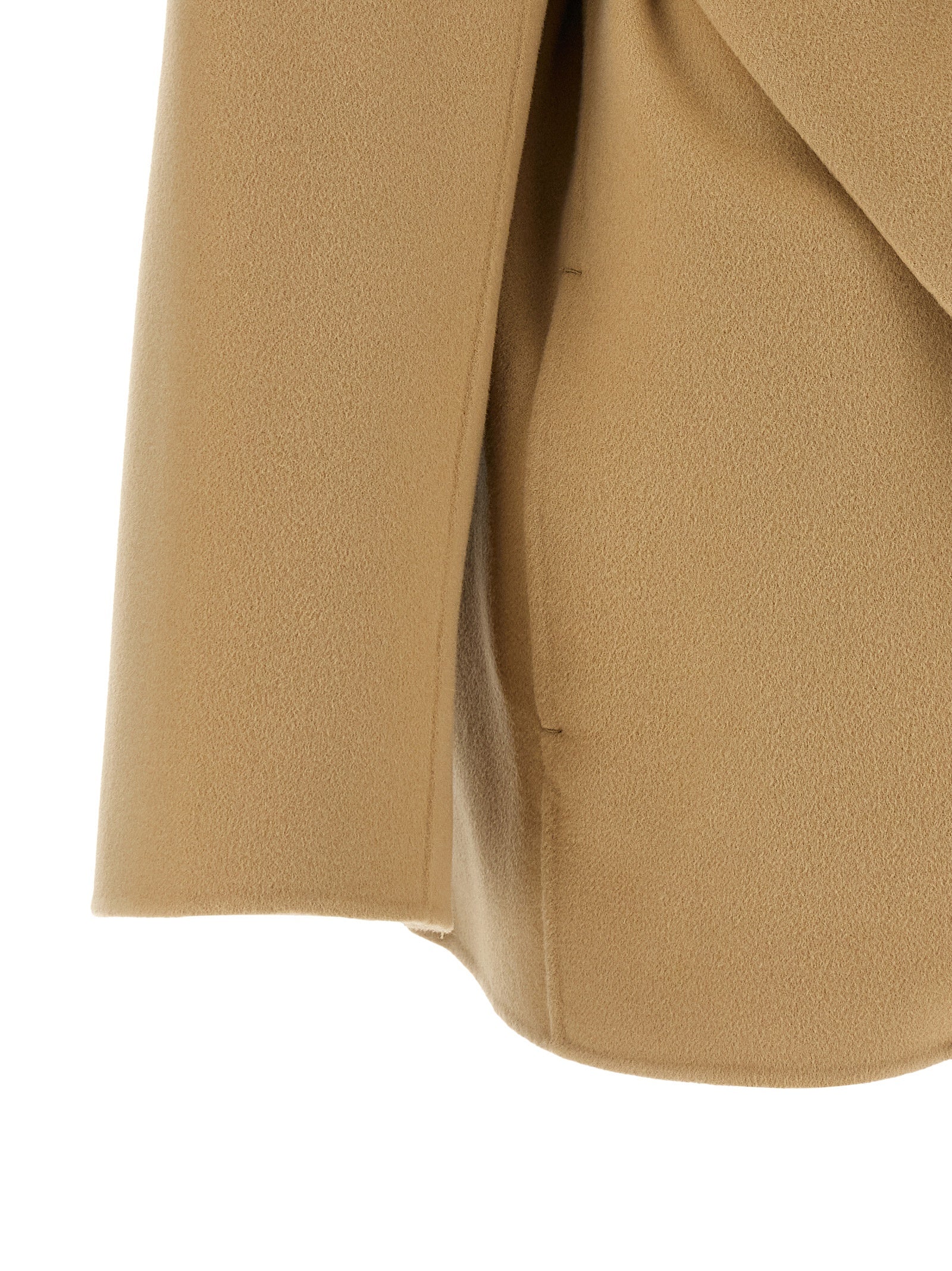 Sportmax Beiger Wollmantel