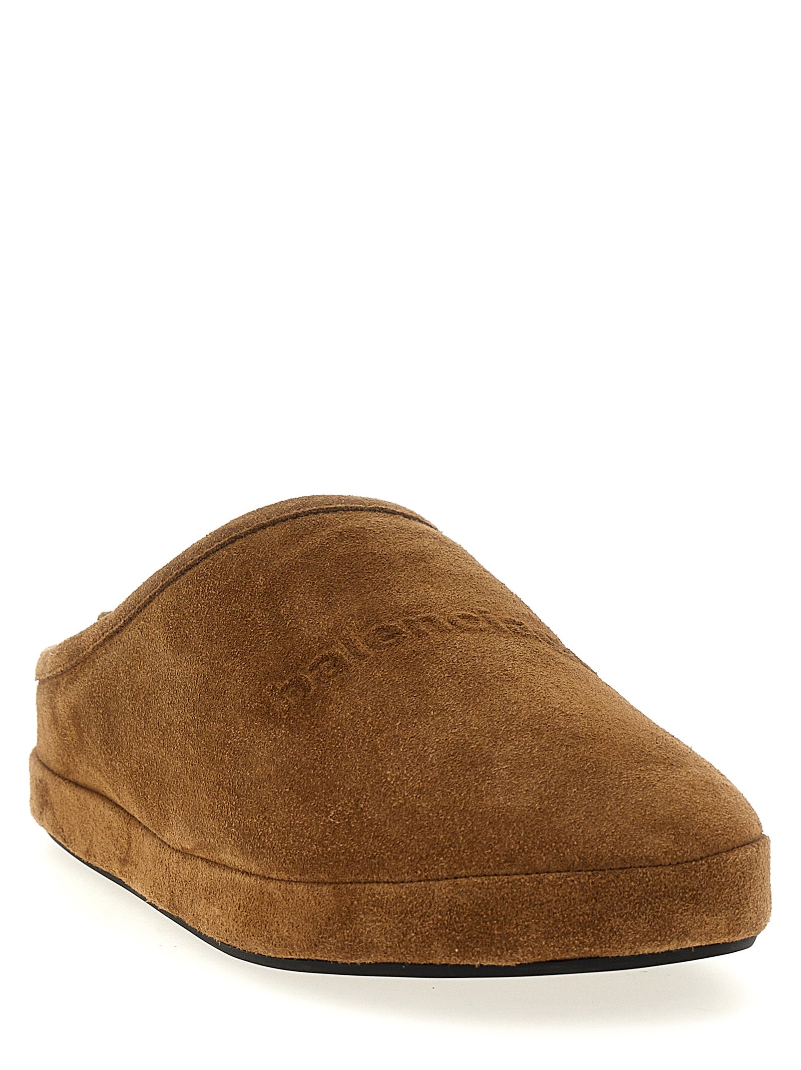 Balenciaga Braune Mules aus Kalbsleder