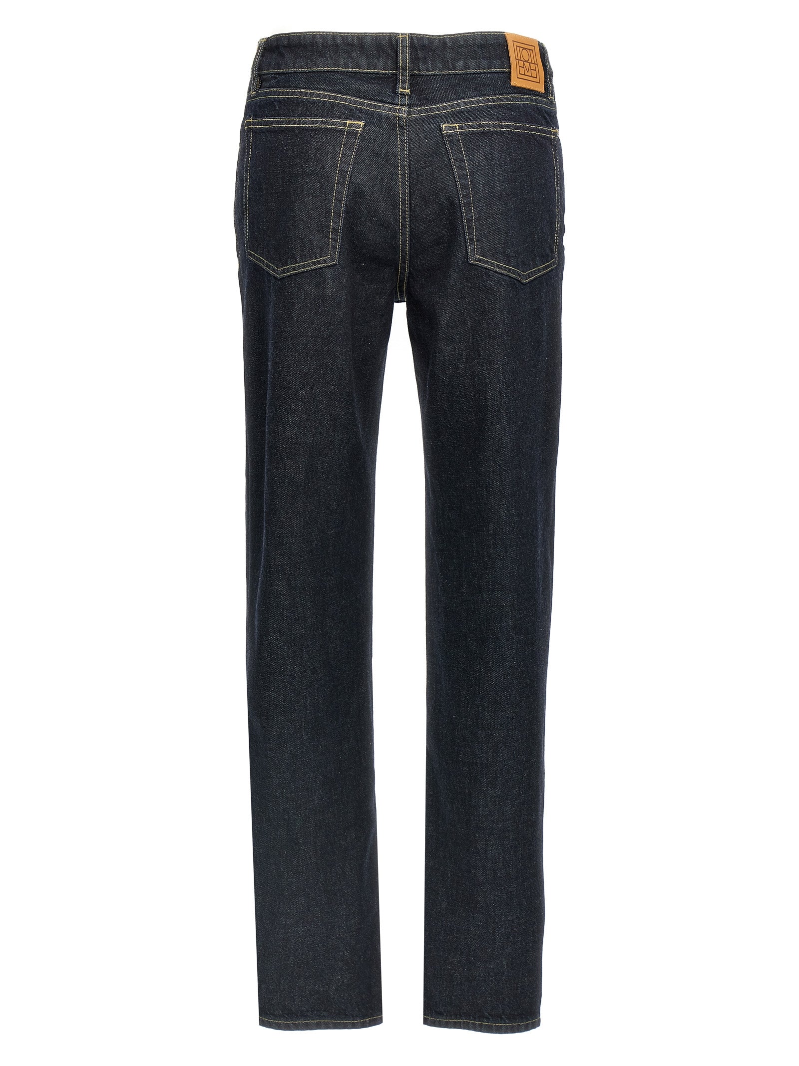 TOTEME Blaue Jeans aus Baumwolle, Tapered Fit