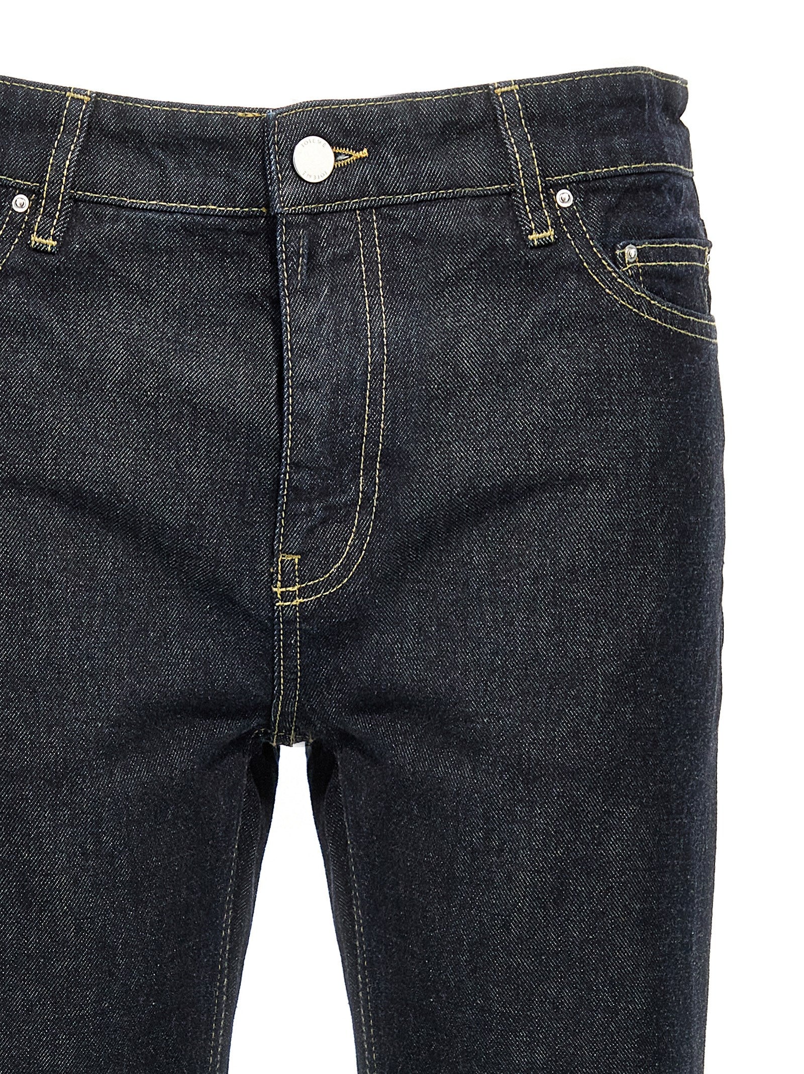 TOTEME Blaue Jeans aus Baumwolle, Tapered Fit