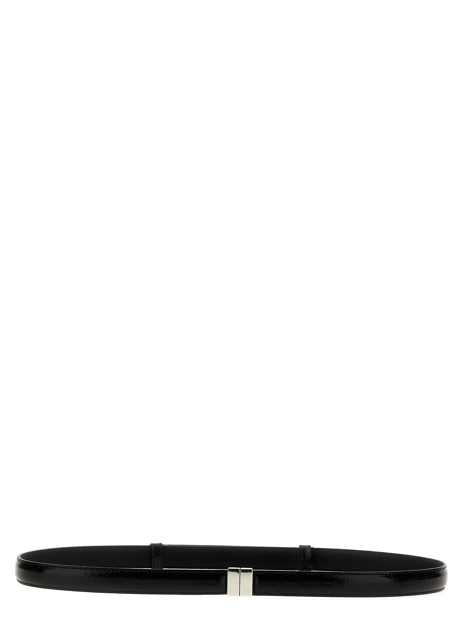 TOTEME Schwarzer Kalbsleder Gürtel Regular