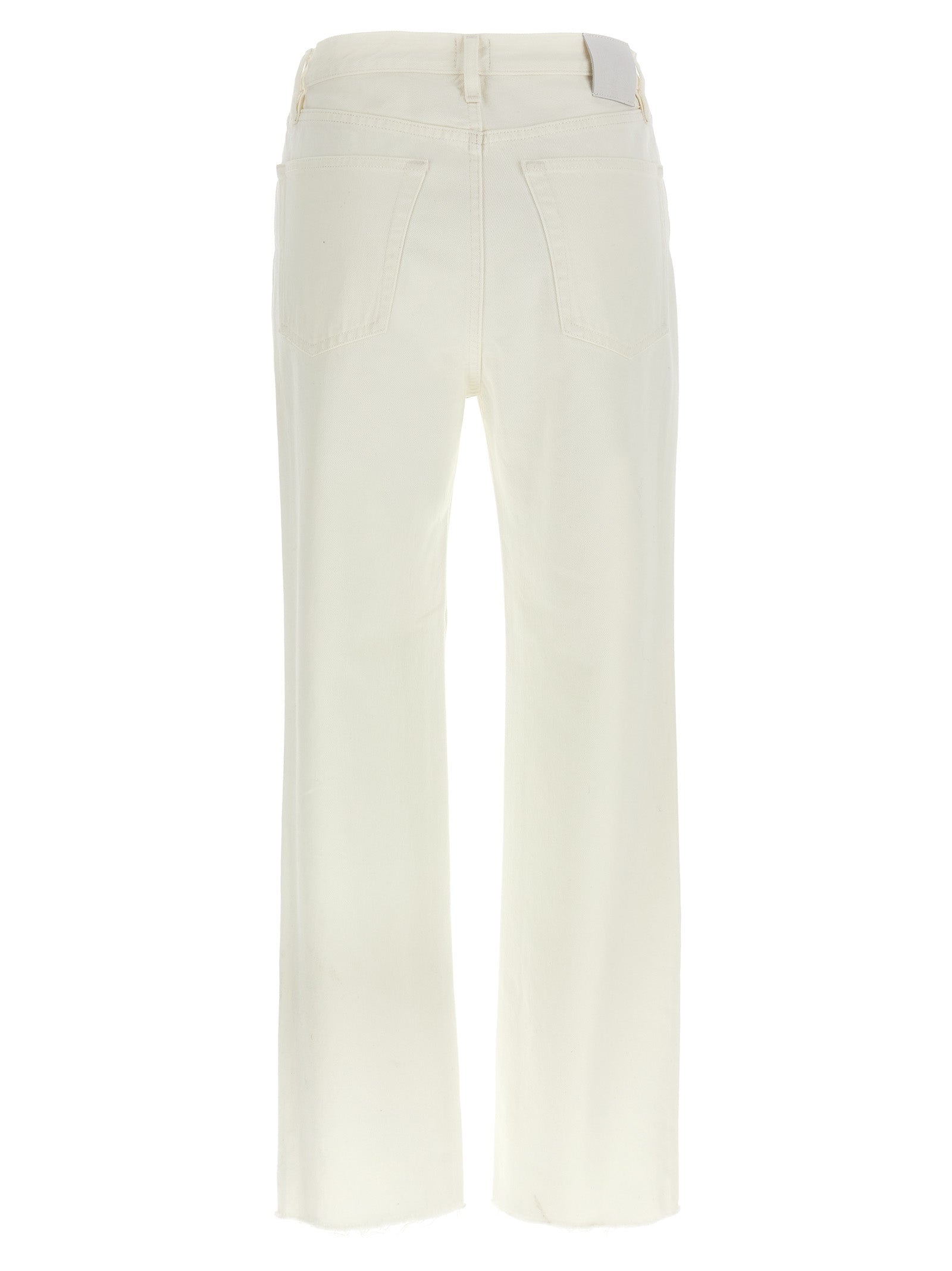 TOTEME Weiße High-Waist-Jeans aus Baumwolle