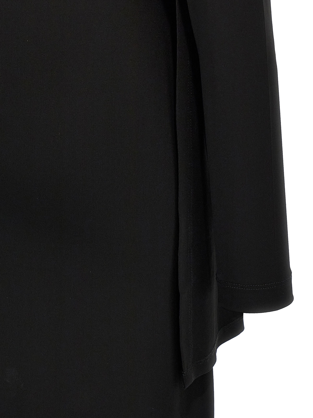 TOTEME Schwarzes Viskose-Maxikleid