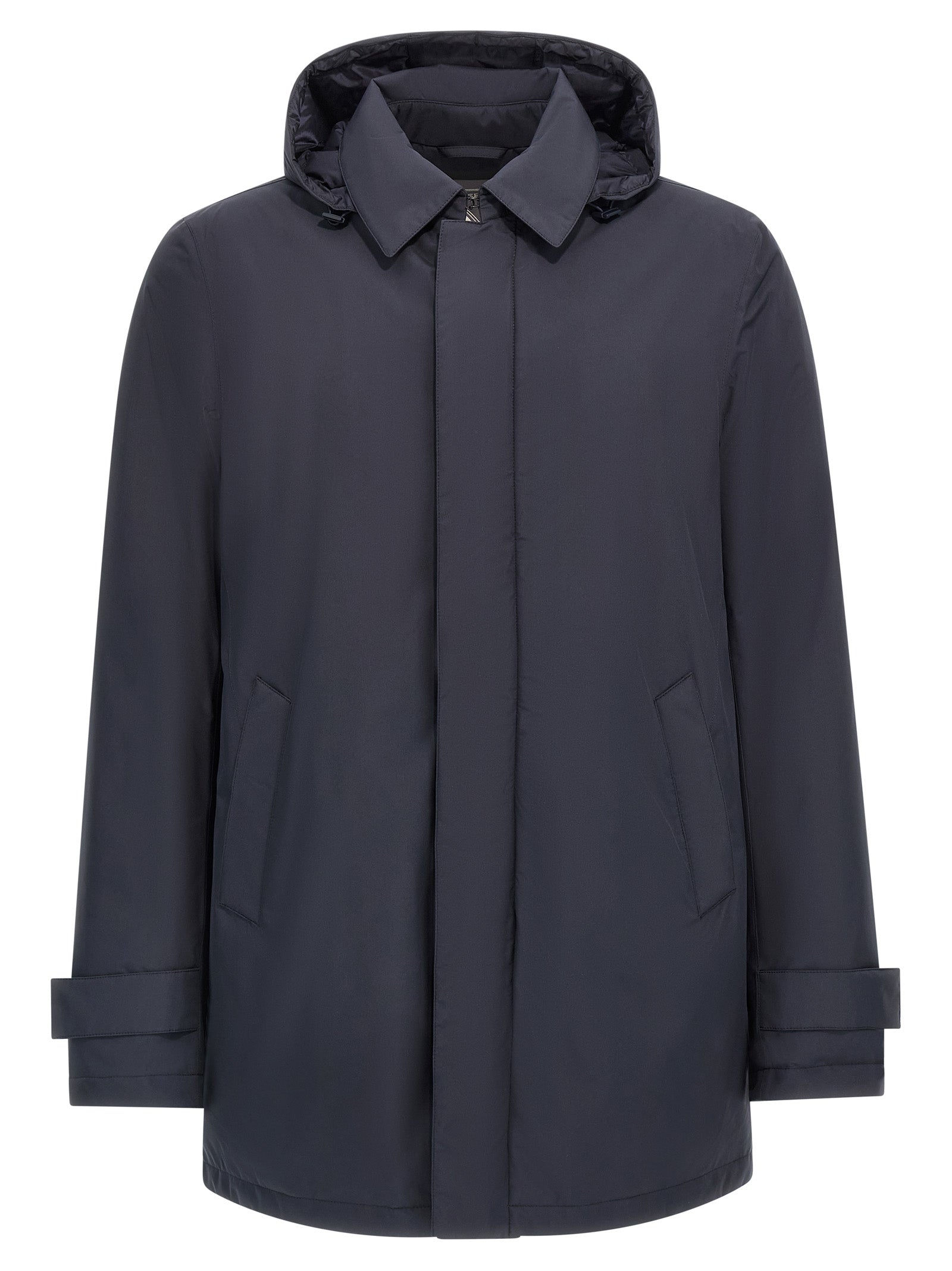 Herno Blauer Parka aus Polyester