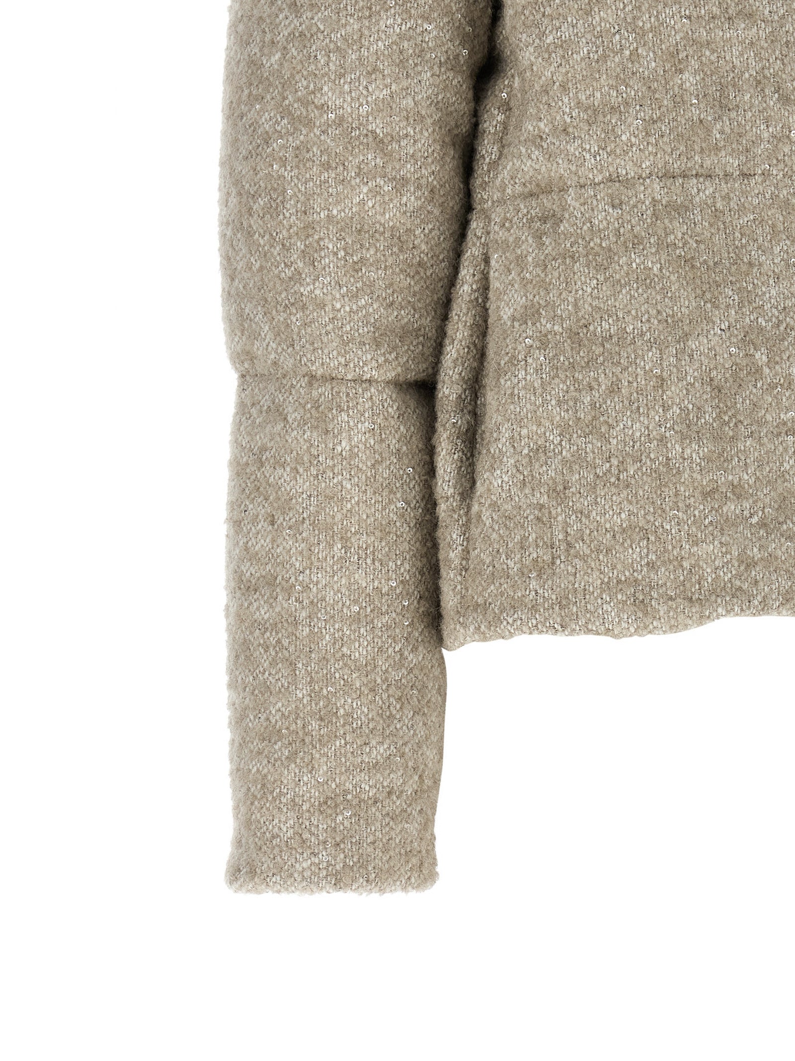 Herno Beige Wollmantel Lang