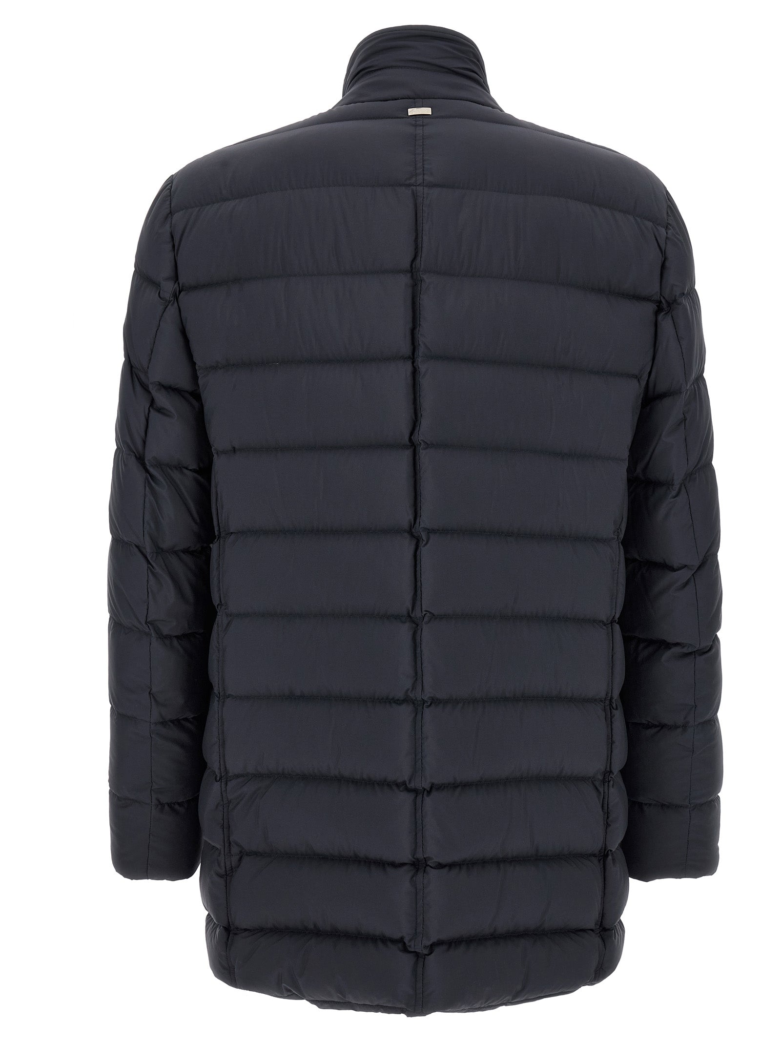 Herno Blauer Mantel aus Polyamid