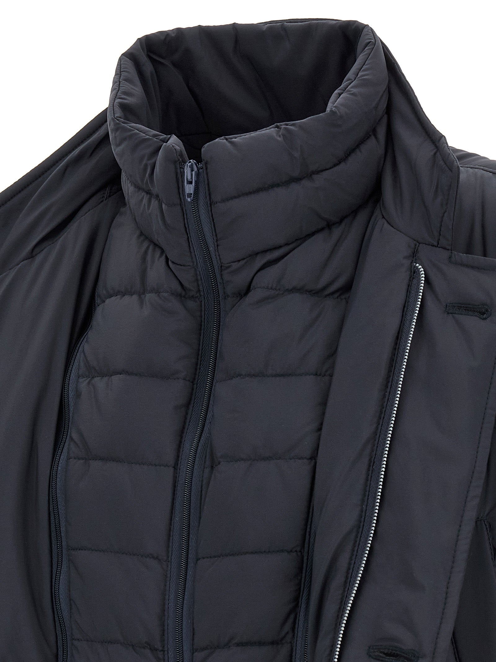 Herno Blauer Mantel aus Polyamid