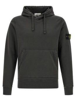 Stone Island Grauer Baumwollpullover