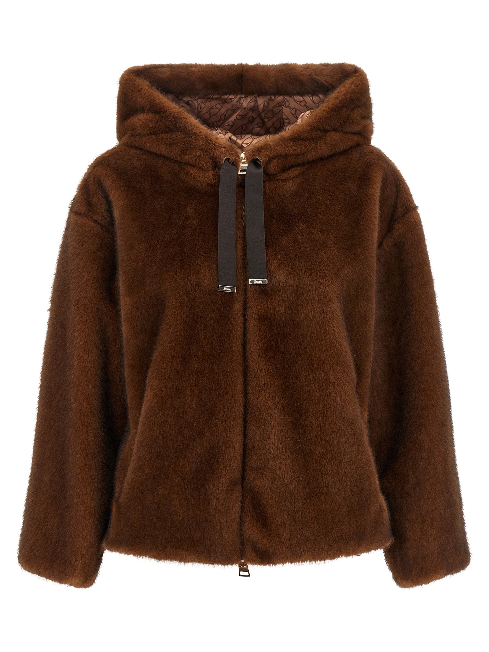 Herno Brauner Polyester-Bomber