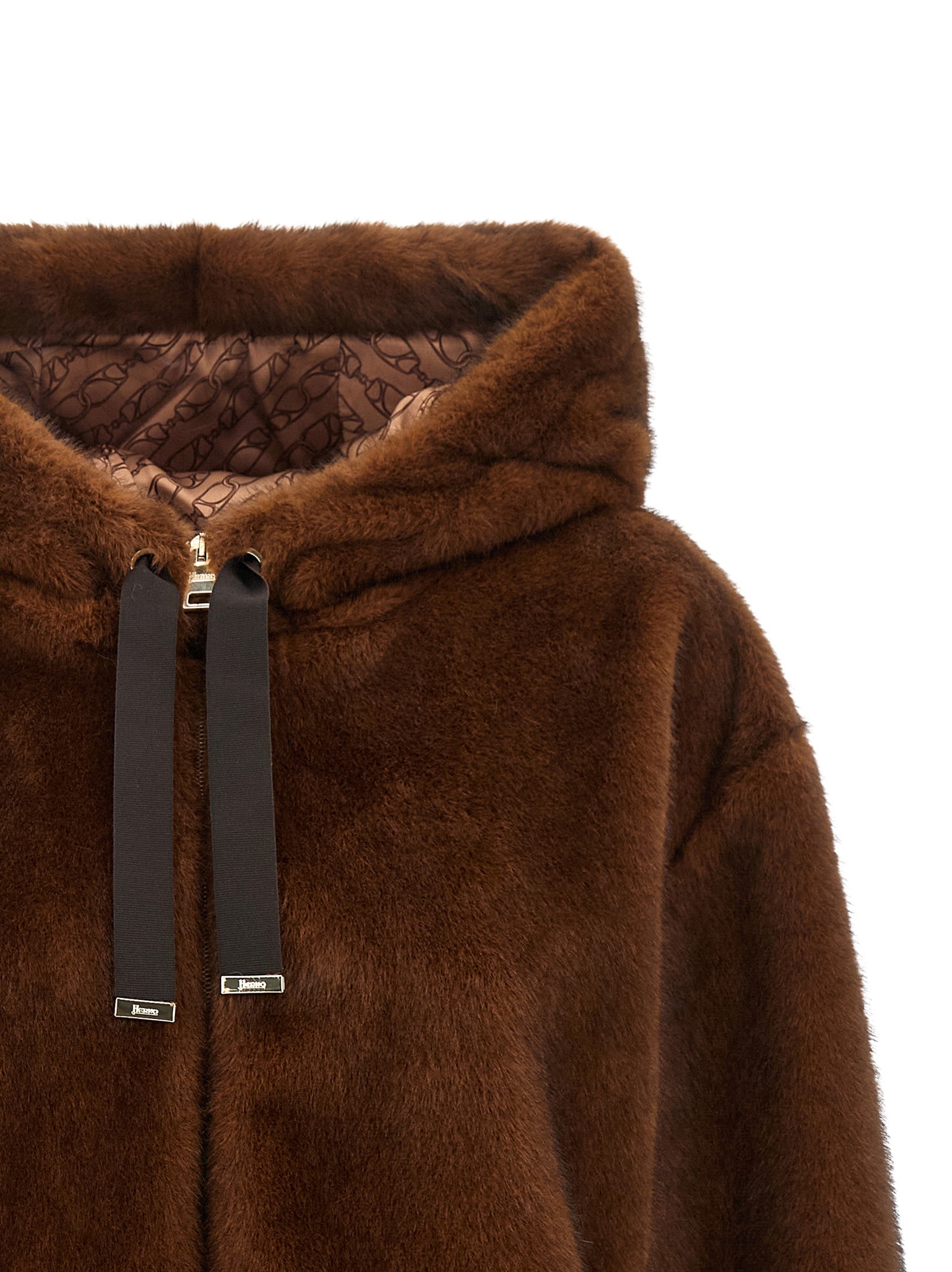 Herno Brauner Polyester-Bomber