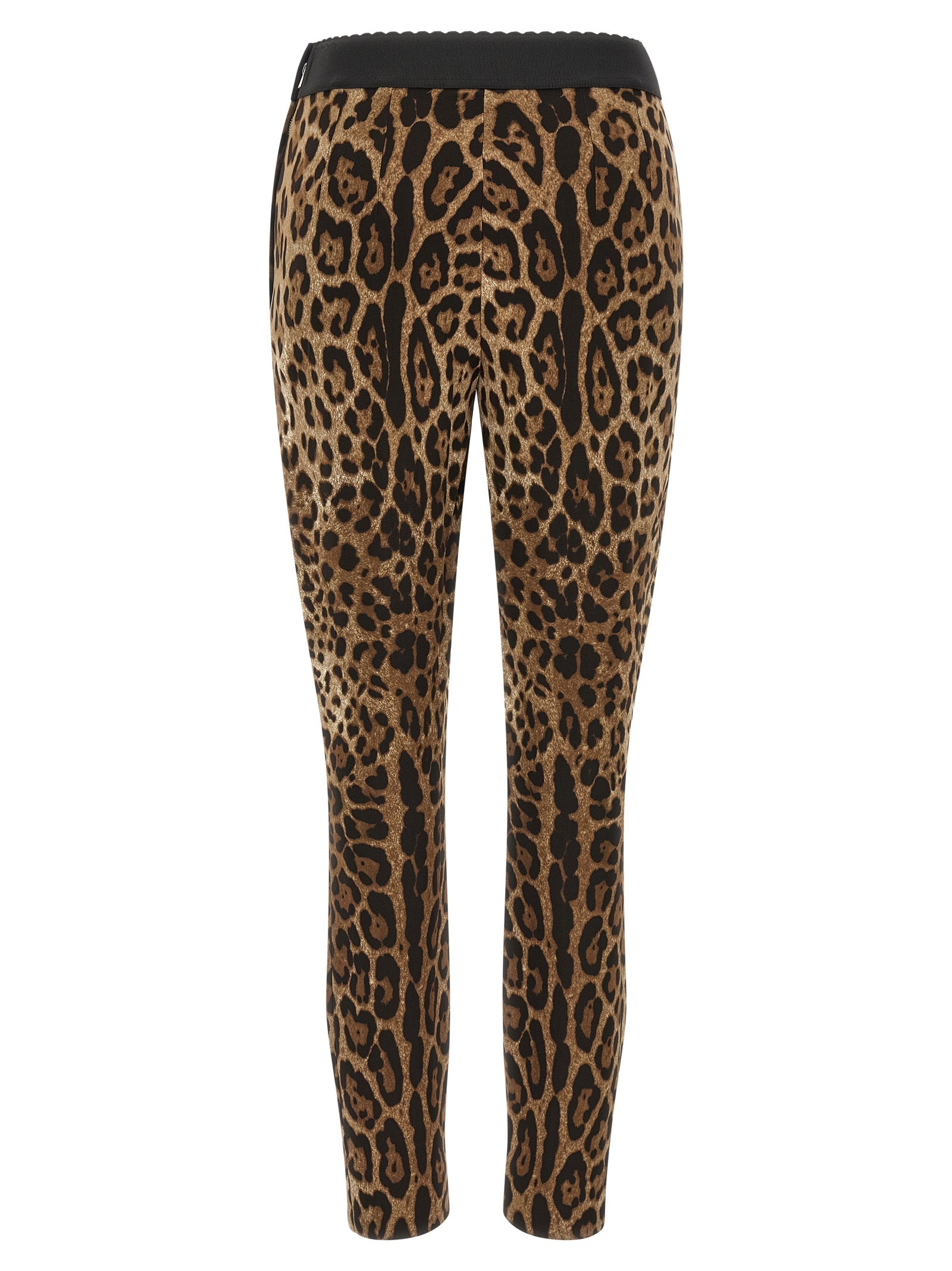 Dolce & Gabbana Braune Viskose-Leggings