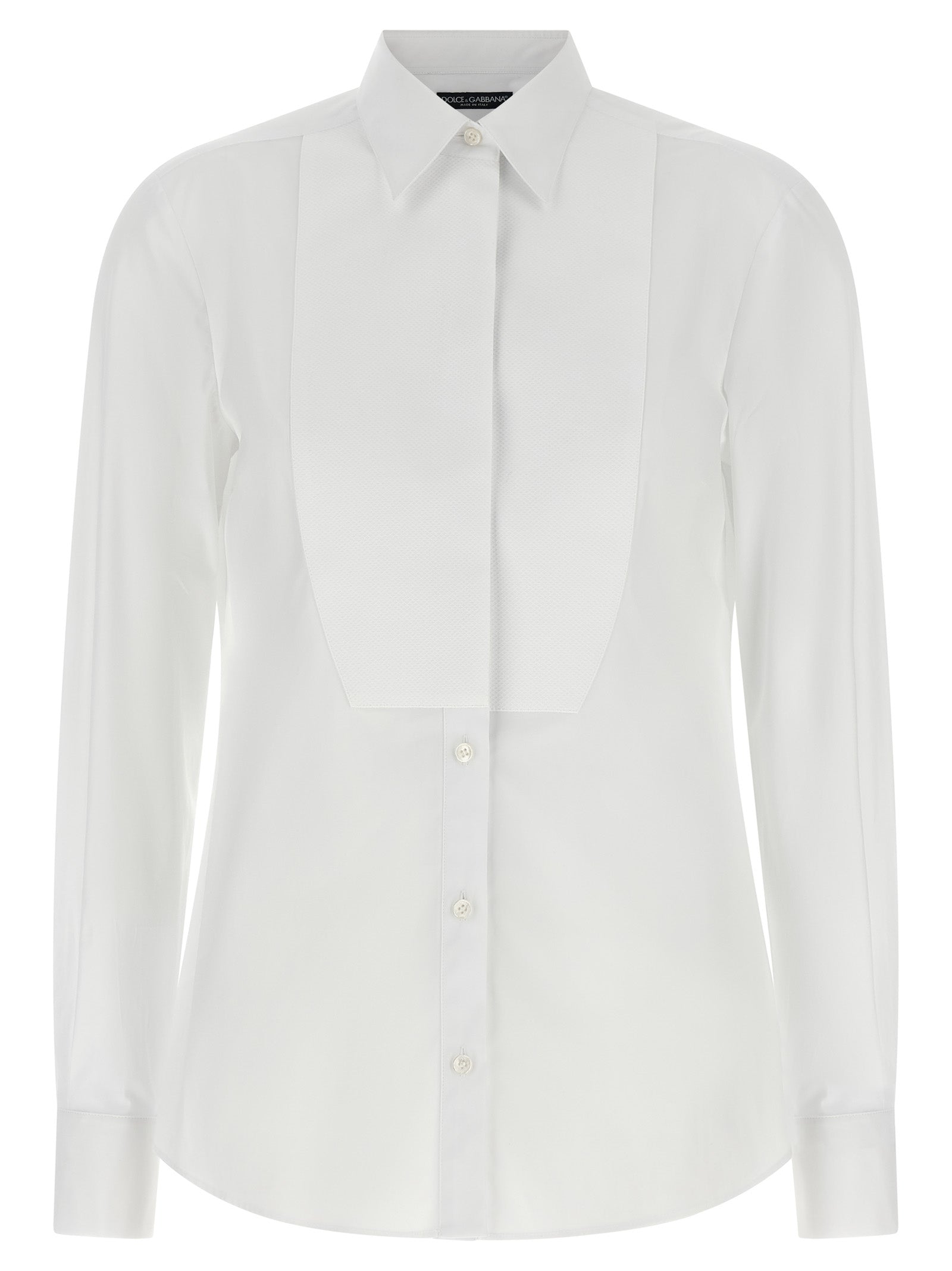 Dolce & Gabbana Weiße Baumwollbluse