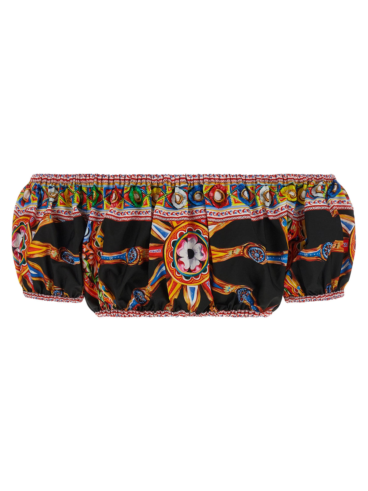 Dolce & Gabbana Mehrfarbiges Hemd aus Baumwolle mit Muster
