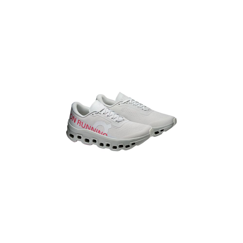 On Running Graue synthetische Sportschuhe