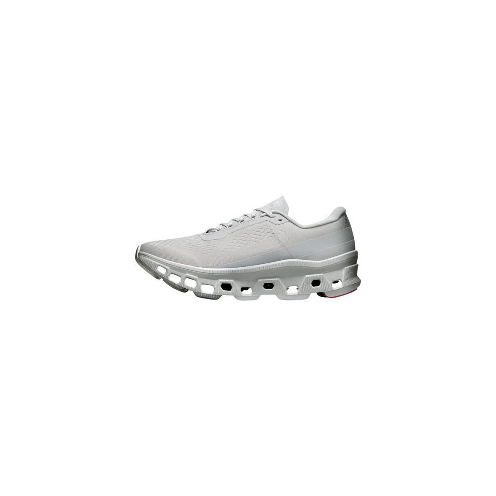 On Running Graue synthetische Sportschuhe
