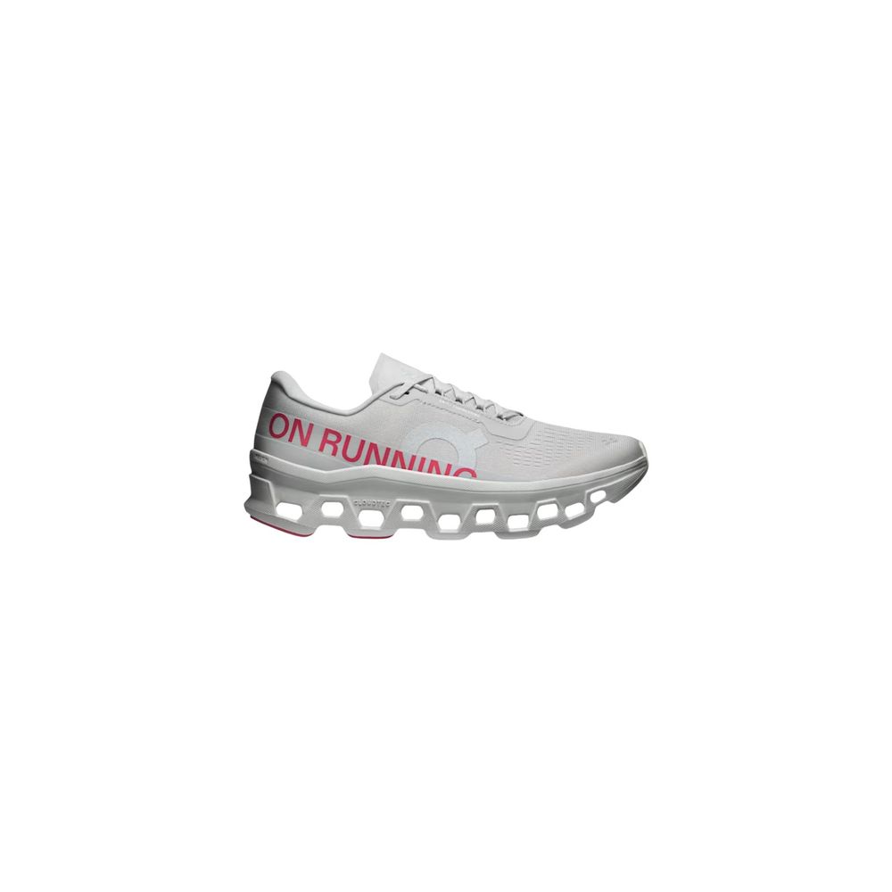 On Running Graue synthetische Sportschuhe