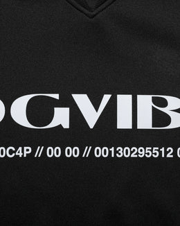 Dolce & Gabbana Schwarzes Oversized Jersey-T-Shirt DGVIB3 aus Polyester
