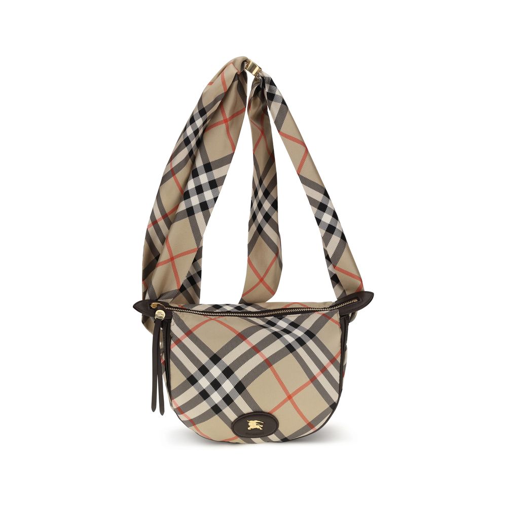Burberry Beige Seiden-Schultertasche