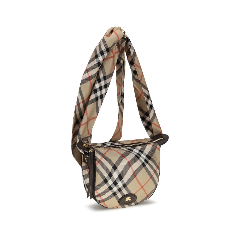 Burberry Beige Seiden-Schultertasche