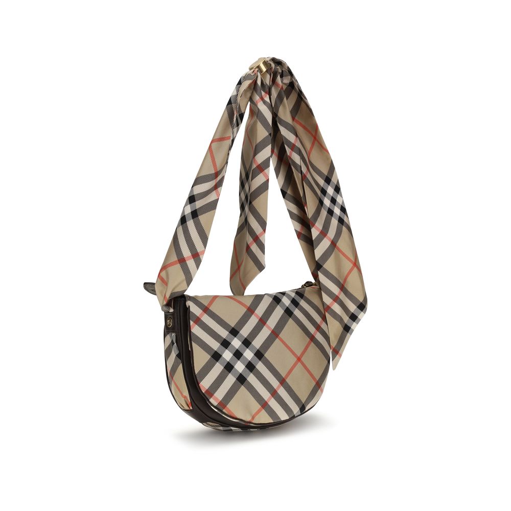 Burberry Beige Seiden-Schultertasche
