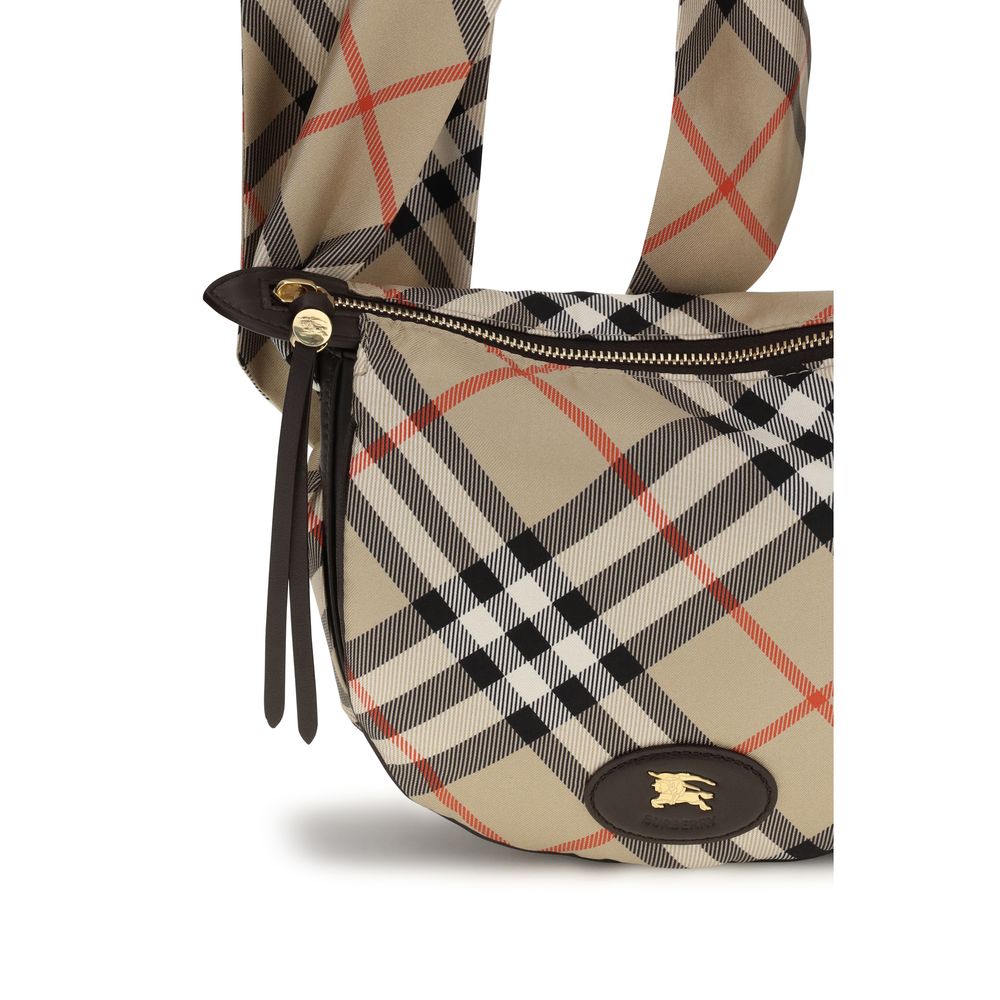 Burberry Beige Seiden-Schultertasche