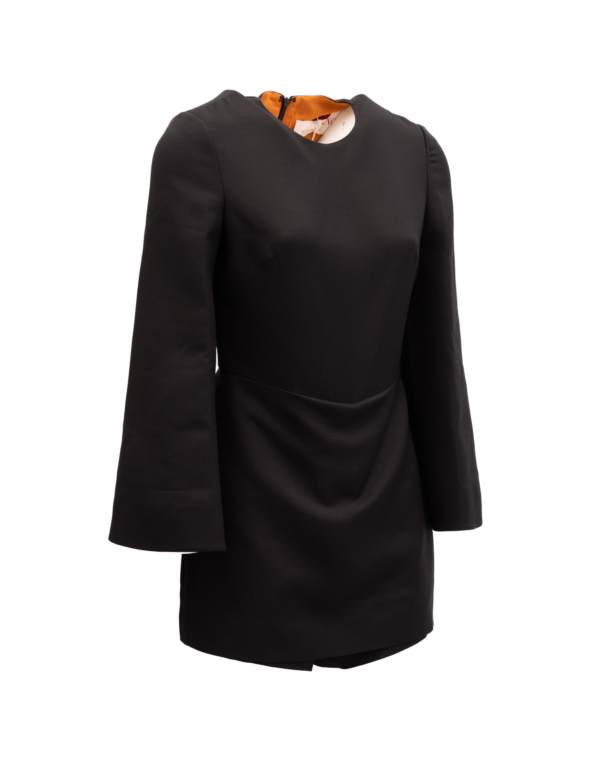 Valentino Garavani Kleines Schwarzes Kleid mit ausgestellten Ärmeln