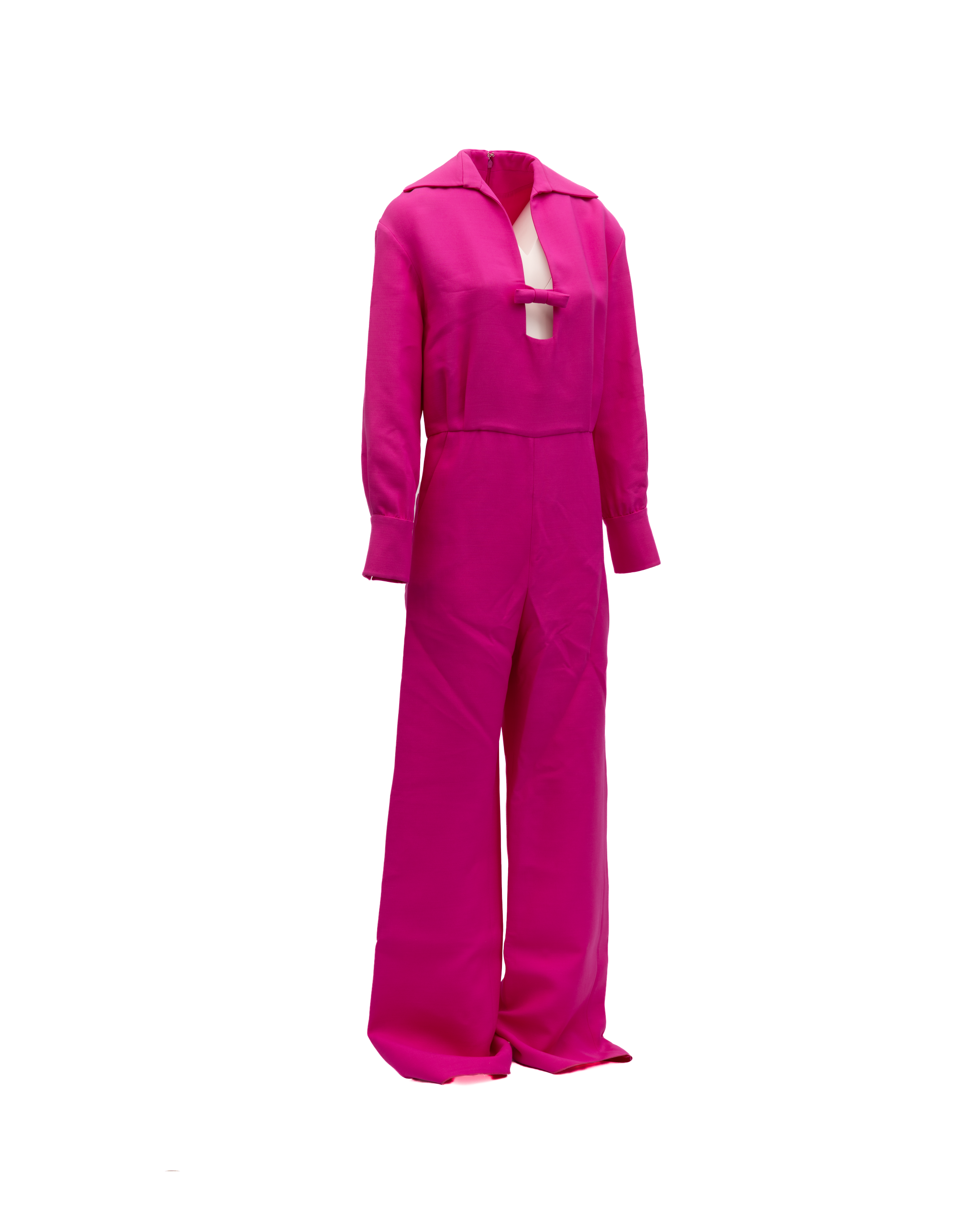 Valentino Garavani Pinker Jumpsuit mit weitem Bein
